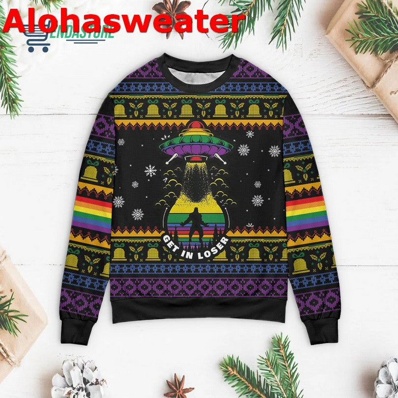 Get in loser Christmas Sweater - Holiday Gift product image