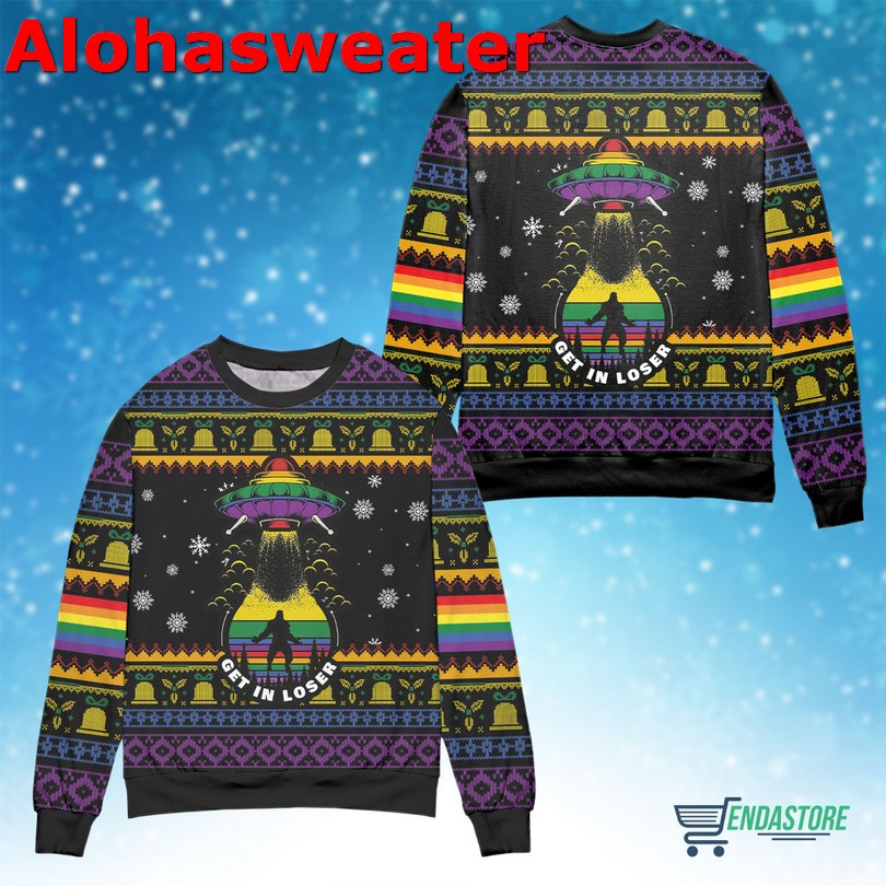 Get in loser Christmas Sweater - Holiday Gift product image 3
