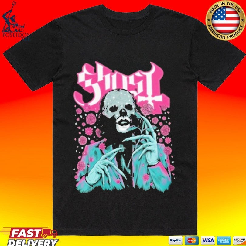 Ghost Pastel Floral Lachryma Dress - Adult & Kids T-Shirts, Sweatshirts & Hoodies apparel design preview 1