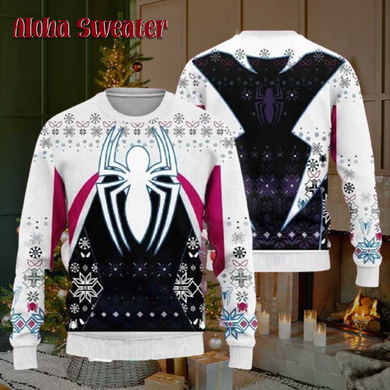 Christmas Wrest Spider Man Ugly Christmas Sweater - Holiday Gift product image 3