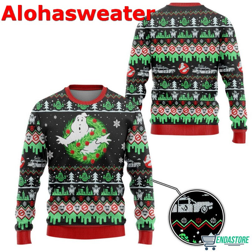 Ghostbusters HKBAZ9AG Ugly Christmas Sweater - Holiday Gift product image