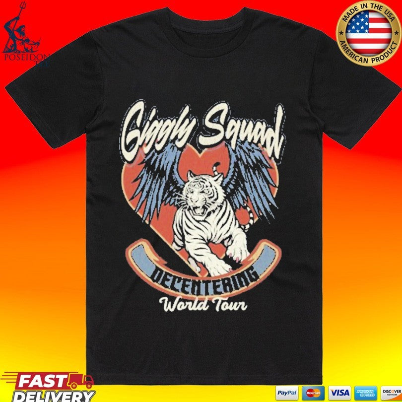 Giggly Squad Decentering World Tour - Adult & Kids T-Shirts, Sweatshirts & Hoodies apparel design preview 1