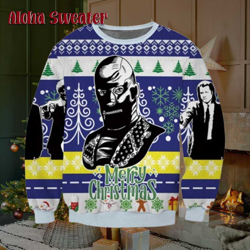 Gimp Shoot Pulp Fiction Ugly Christmas Sweater - Holiday Gift product image