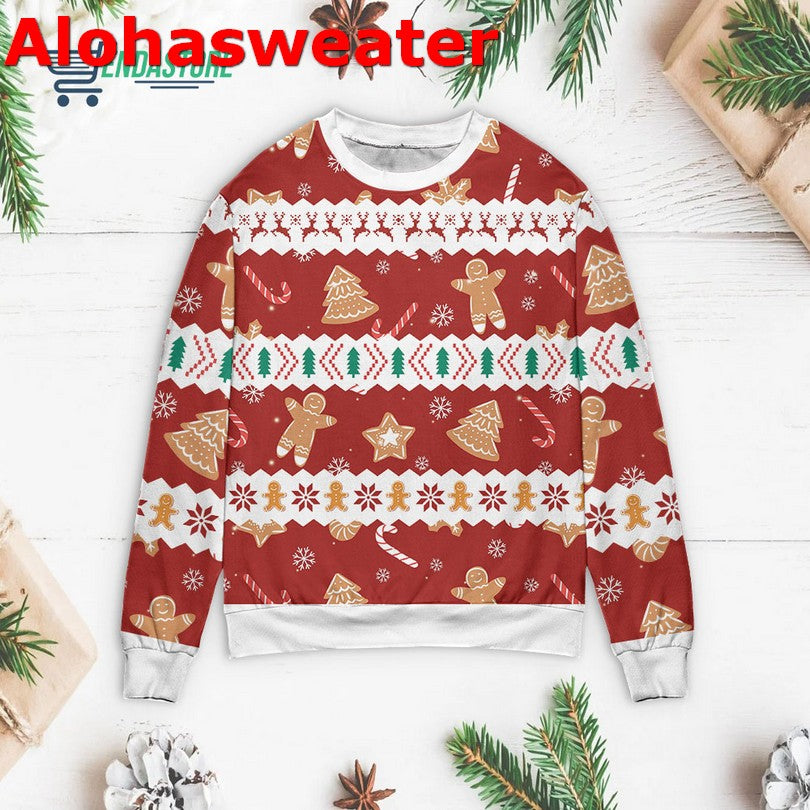 Gingerbread ginjas Christmas Sweater - Holiday Gift product image 5