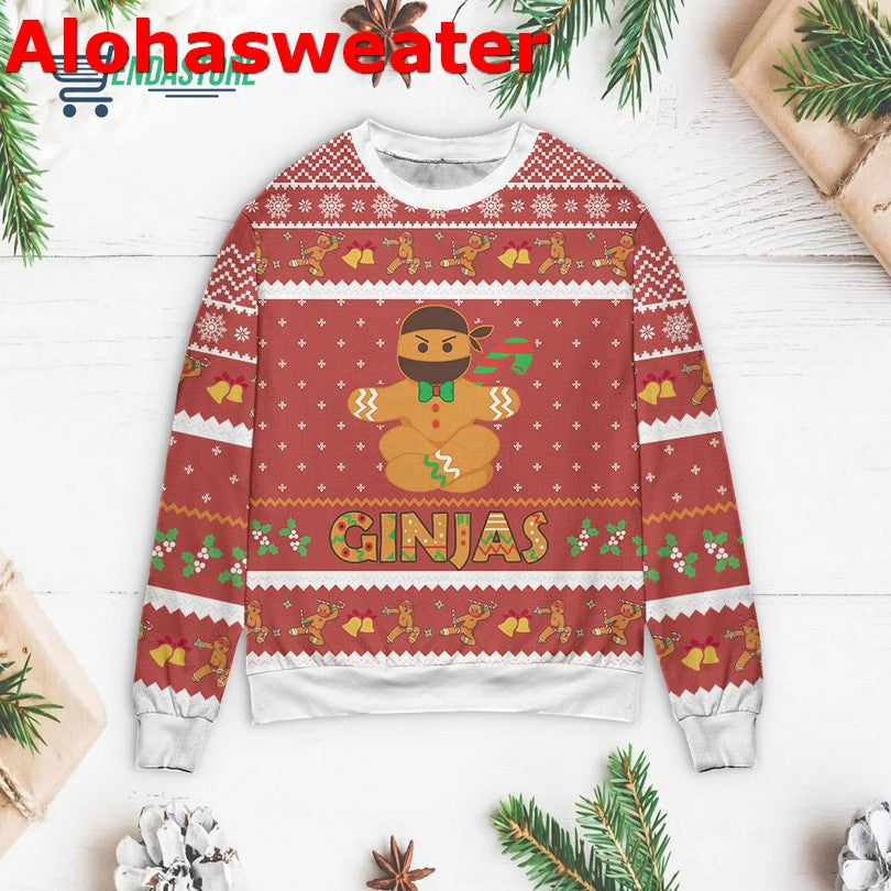 Gingerbread ginjas Christmas Sweater - Holiday Gift product image