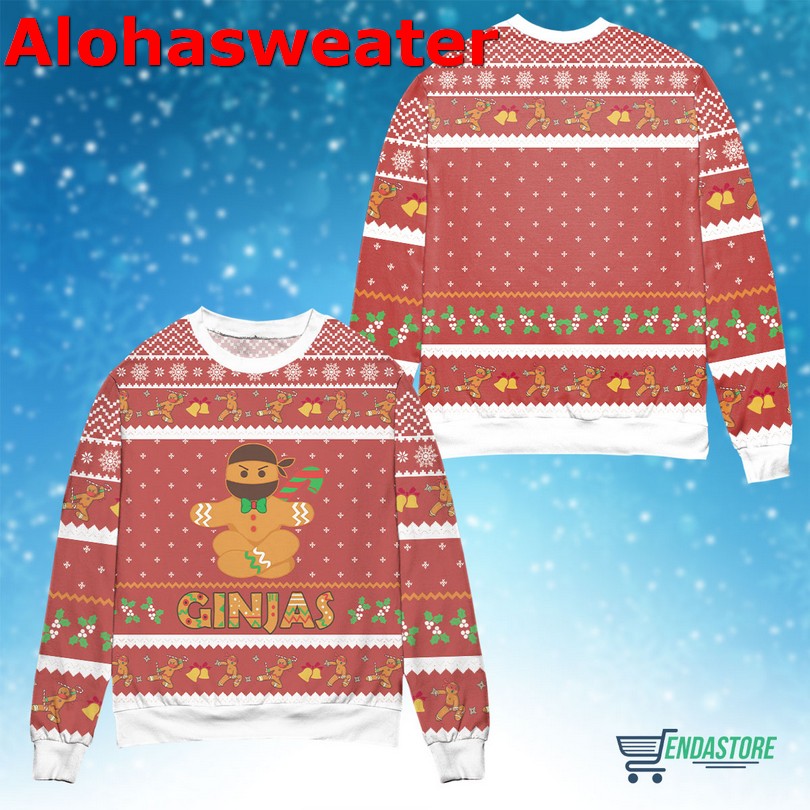 Gingerbread ginjas Christmas Sweater - Holiday Gift product image 2
