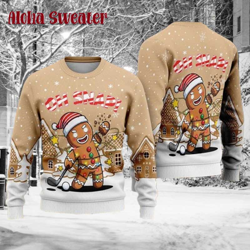 Did You Try Icing It Gingerbread Ugly Christmas Sweater - Holiday Gift product image 5