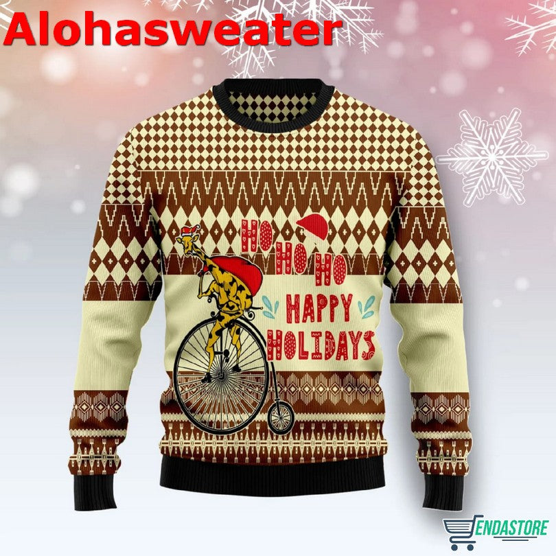 Giraffe heart Christmas Sweater - Holiday Gift product image 3