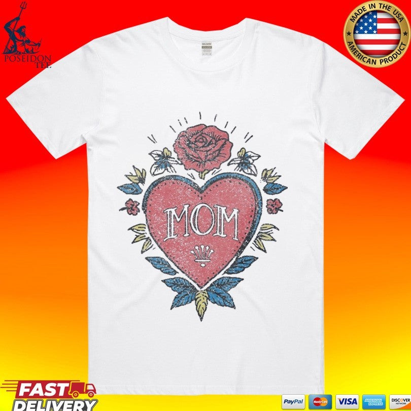 Girl Dangerous Mom Tattoo Vintage - Adult & Kids T-Shirts, Sweatshirts & Hoodies apparel design preview 1