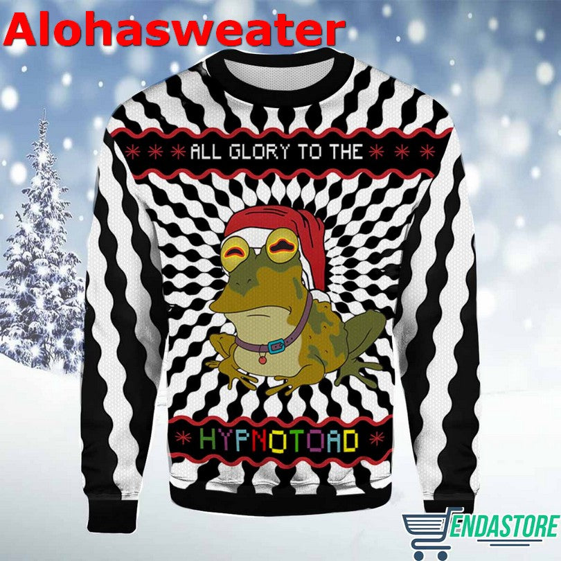 Glory To The Hypnotoad Ugly Christmas Sweater - Holiday Gift product image 4