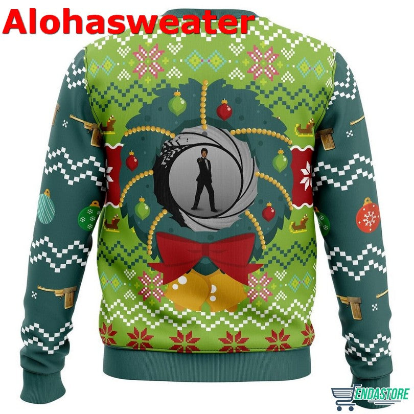Golden Eye v2 Ugly Christmas Sweater - Holiday Gift product image 2