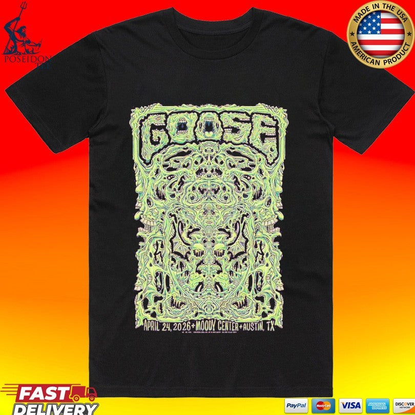Goose Apr 24 2026 Moody Center Austin Tx Tour - Adult & Kids T-Shirts, Sweatshirts & Hoodies apparel design preview 1