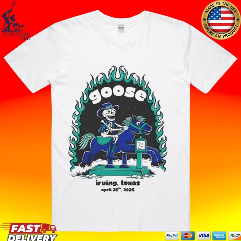 Goose Irving TX 4.25.2026 Tour - Adult & Kids T-Shirts, Sweatshirts & Hoodies apparel design preview 1