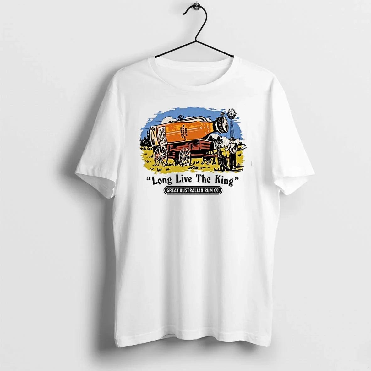 Great Australian Rum Co Long Live The King 0 Sweater - Adult & Kids T-Shirts, Sweatshirts & Hoodies apparel design preview 1