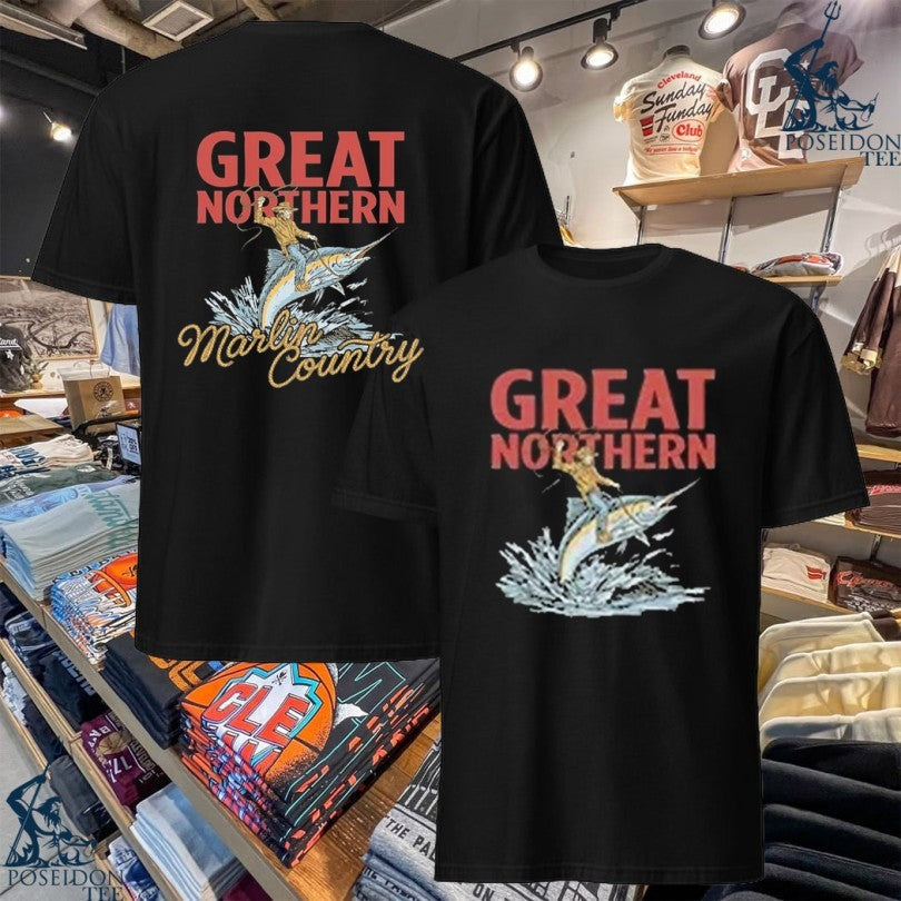 Great Northern Marlin Country - Adult & Kids T-Shirts, Sweatshirts & Hoodies apparel design preview 1