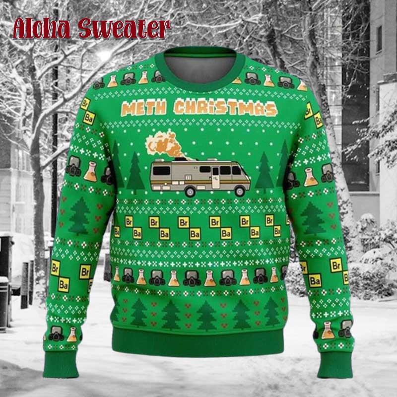 Breaking Bad Meth Car Movie Ugly Christmas Sweater - Holiday Gift product image 4