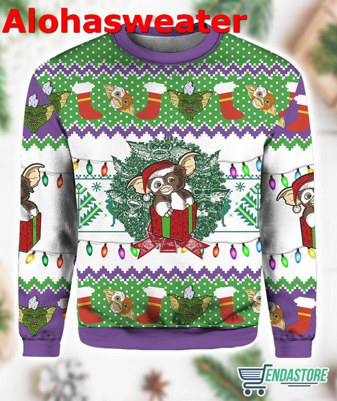 Gremlins Purple Ugly Christmas Sweater - Holiday Gift product image
