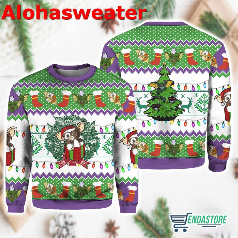 Gremlins Purple Ugly Christmas Sweater - Holiday Gift product image 3