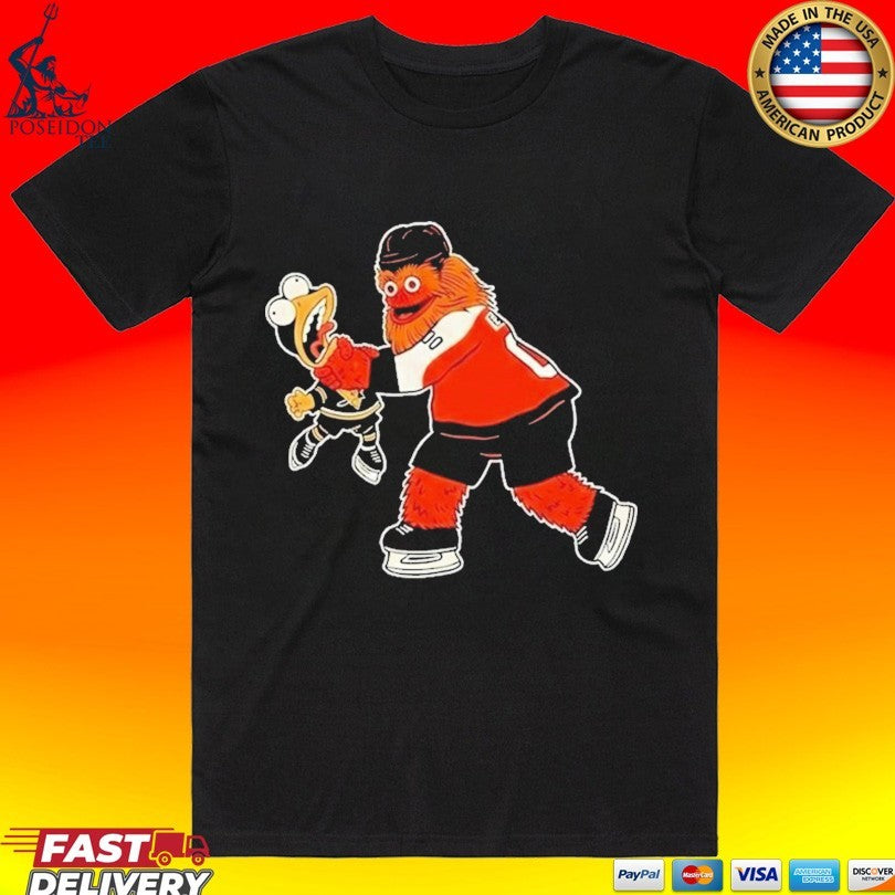 Gritty Strangle Iceburgh Philadelphia Flyers Vs - Adult & Kids T-Shirts, Sweatshirts & Hoodies apparel design preview 1