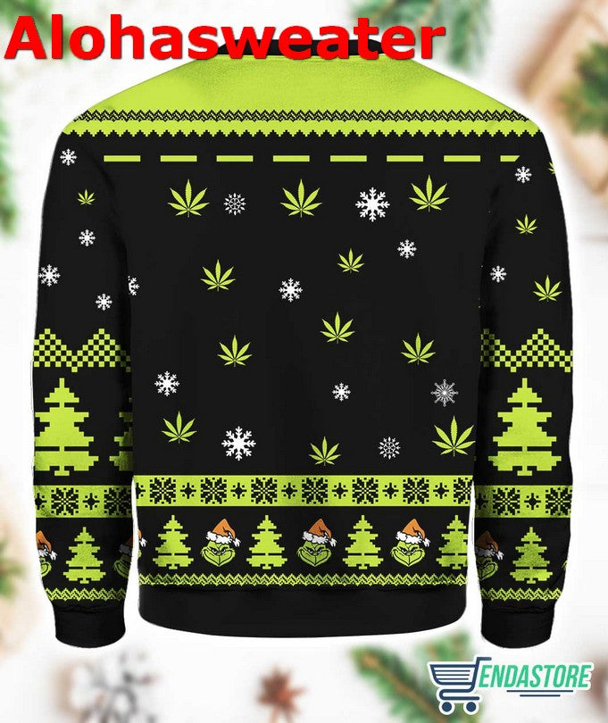 Grnch Drugs Not Hugs Don’t Touch Me Ugly Christmas Sweater - Holiday Gift product image 3