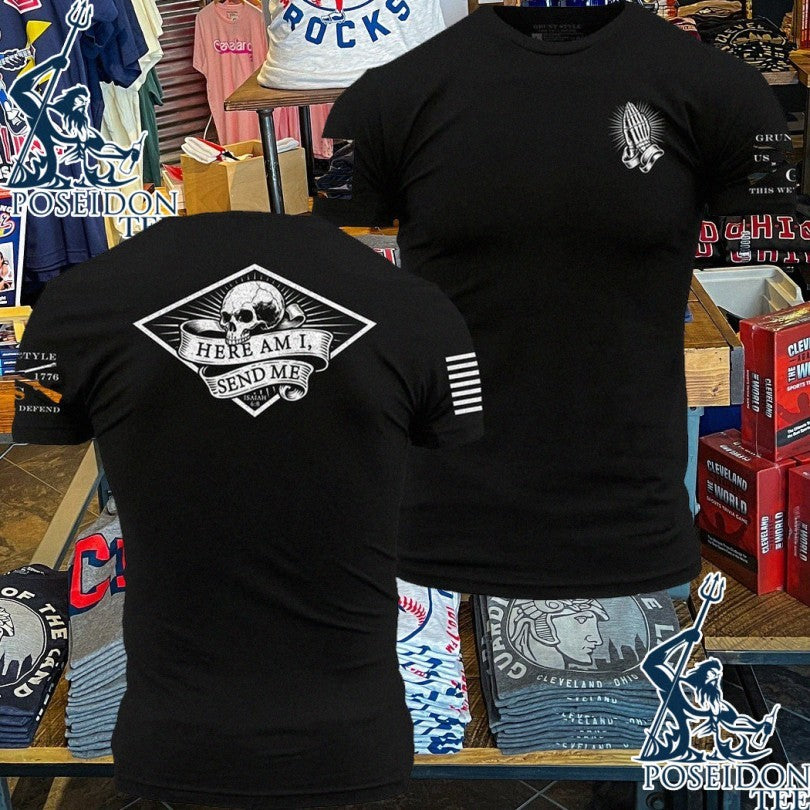 Grunt Style Here Am I Send Me - Adult & Kids T-Shirts, Sweatshirts & Hoodies apparel design preview 1