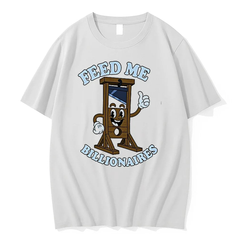 Guillotine Feed Me Billionaires Funny 0 Sweater - Adult & Kids T-Shirts, Sweatshirts & Hoodies apparel design preview 1