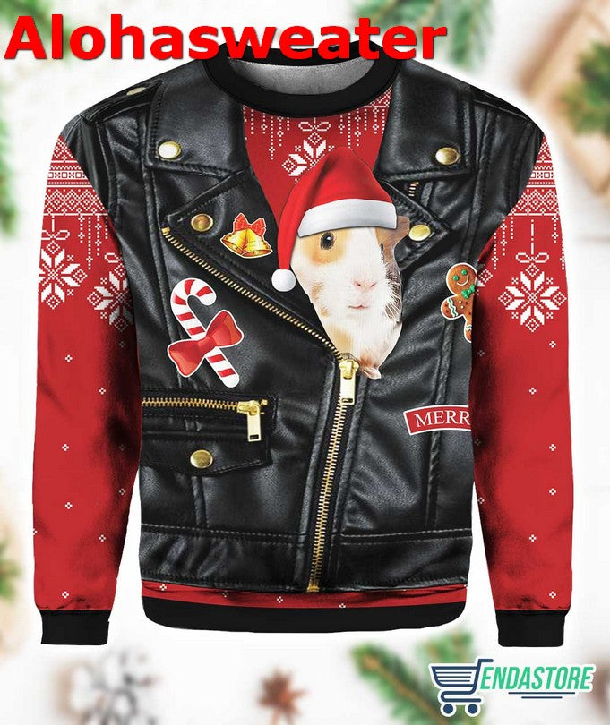 Guinea Pig Cute Face Ugly Christmas Sweater - Holiday Gift product image