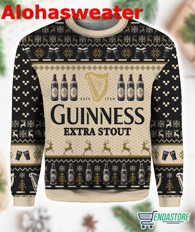 Guinness Extra Stout Christmas Sweater - Holiday Gift product image