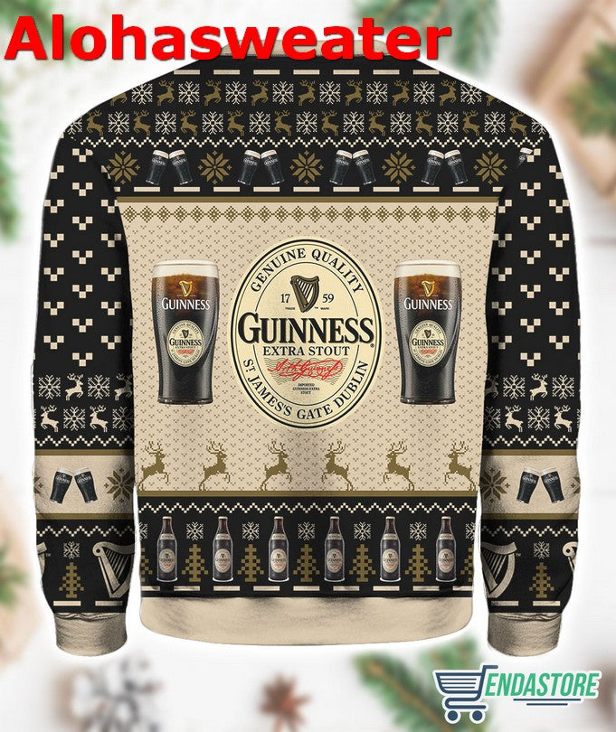 Guinness Extra Stout Christmas Sweater - Holiday Gift product image 2