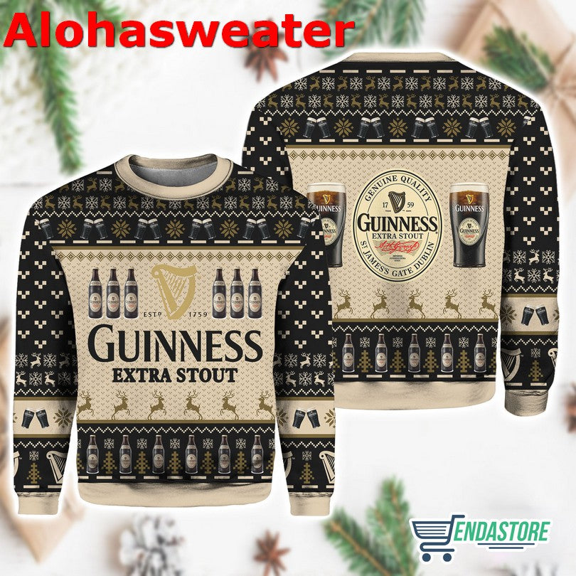 Guinness Extra Stout Christmas Sweater - Holiday Gift product image 3