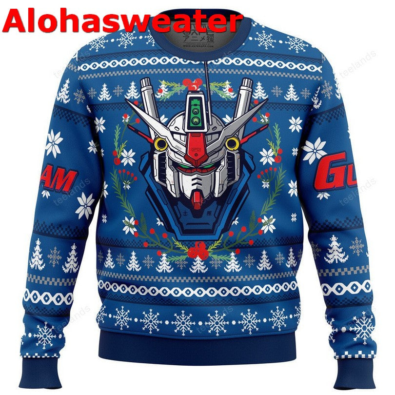 Gundam Ugly Christmas Sweater - Holiday Gift product image 3