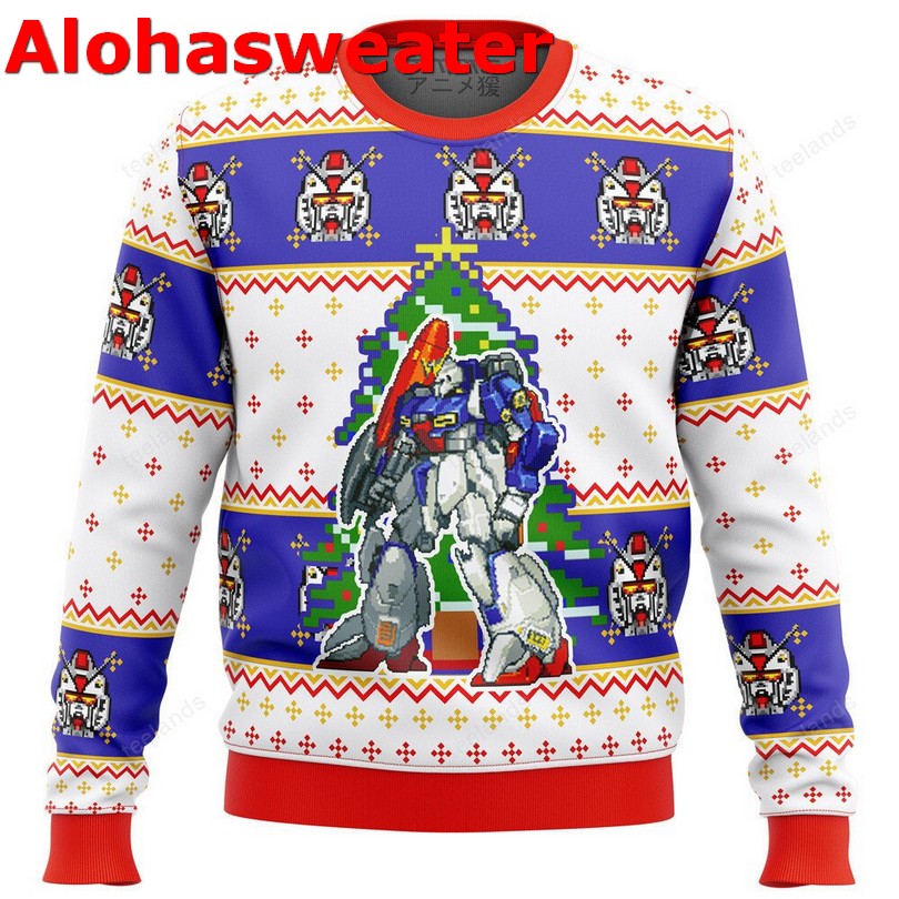 Gundam wing sprites Christmas Sweater - Holiday Gift product image 2