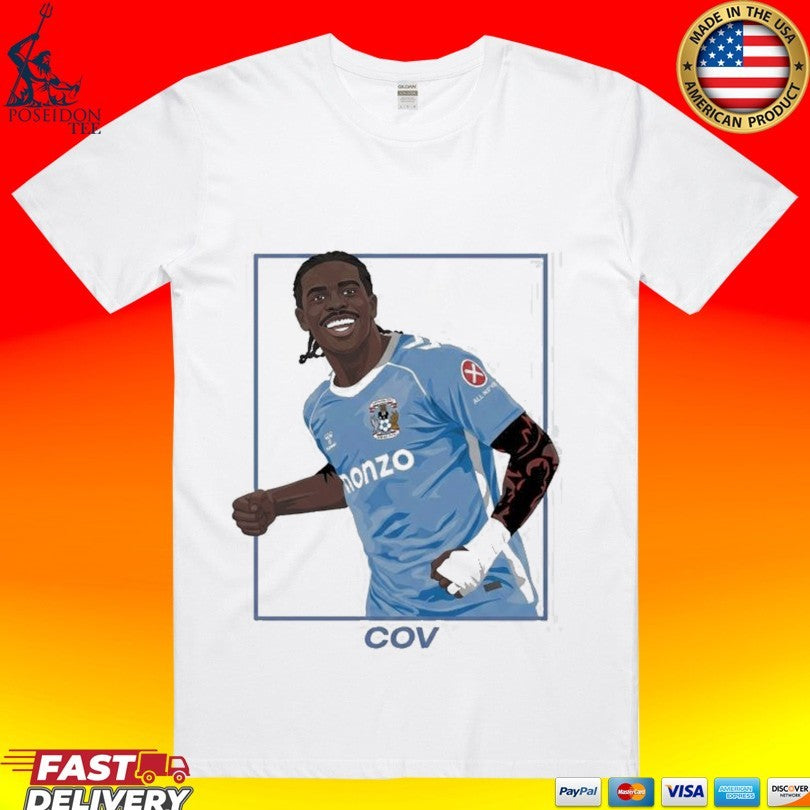 Haji Wright Coventry City Fc We Are Back Premier - Adult & Kids T-Shirts, Sweatshirts & Hoodies apparel design preview 1
