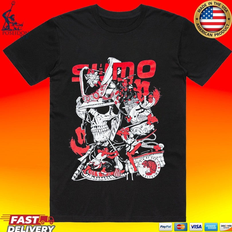 Half Sumo Kabuto - Adult & Kids T-Shirts, Sweatshirts & Hoodies apparel design preview 1