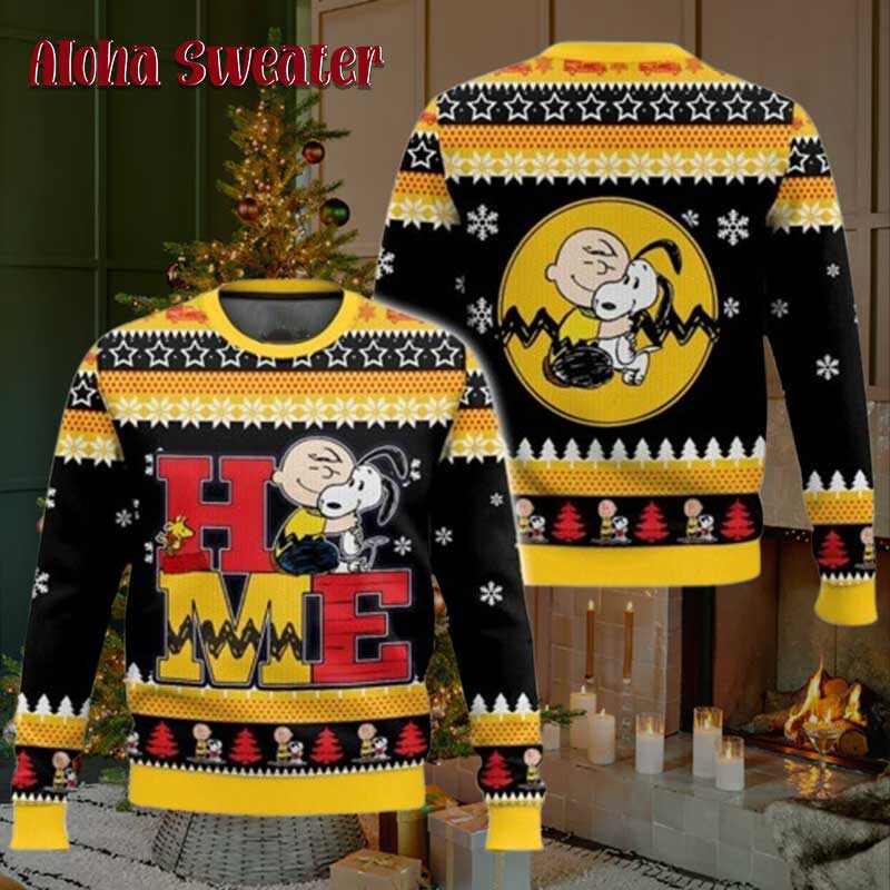 Peanuts Christmas Begin With Christ Snoopy Ugly Christmas Sweater - Holiday Gift product image 5