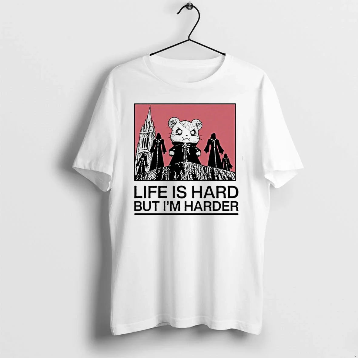 Hamtoro Boss Life Is Hard Bot Im Harder 0 Sweater - Adult & Kids T-Shirts, Sweatshirts & Hoodies apparel design preview 1