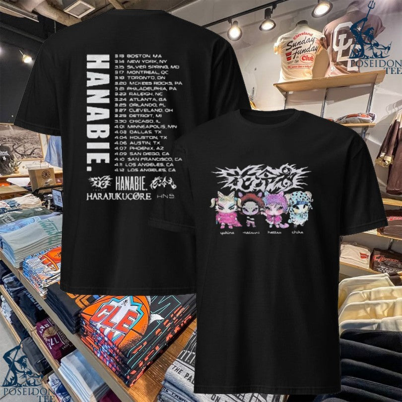 Hanabie 2026 Piggy Tour - Adult & Kids T-Shirts, Sweatshirts & Hoodies apparel design preview 1
