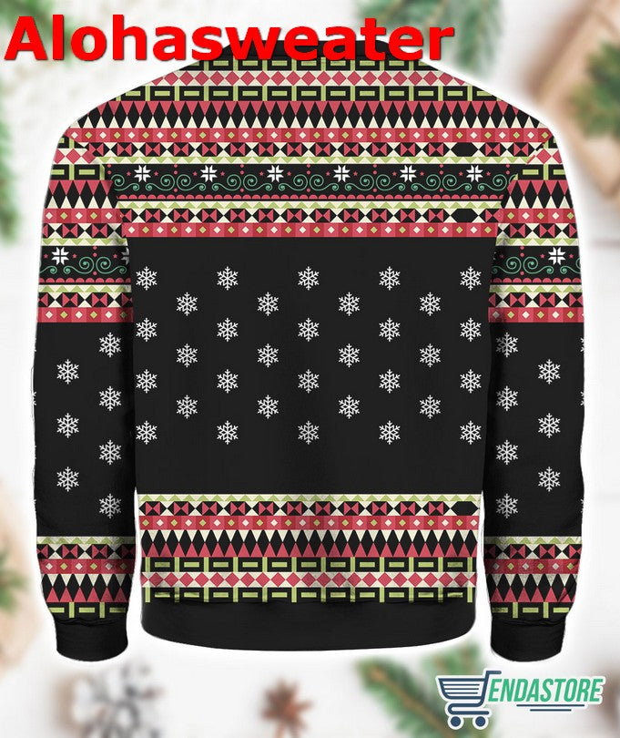 Hans Gruber Fall Nakatomi Plaza Die Hard Ugly Christmas Sweater - Holiday Gift product image 2