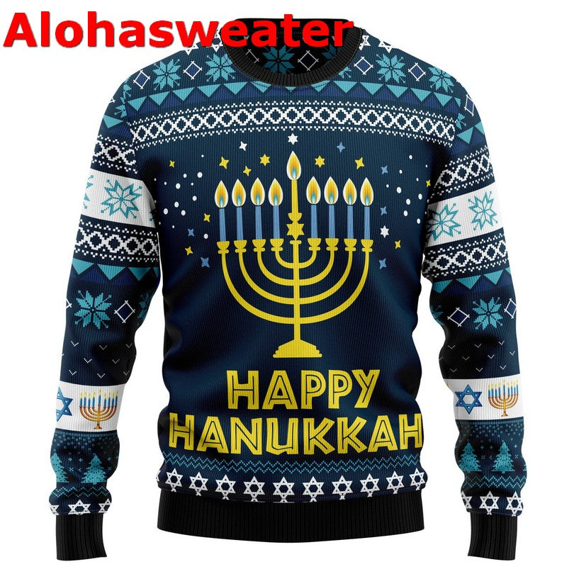 Happy Happy Joy Joy Ren And Stimpy Ugly Christmas Sweater - Holiday Gift product image 5