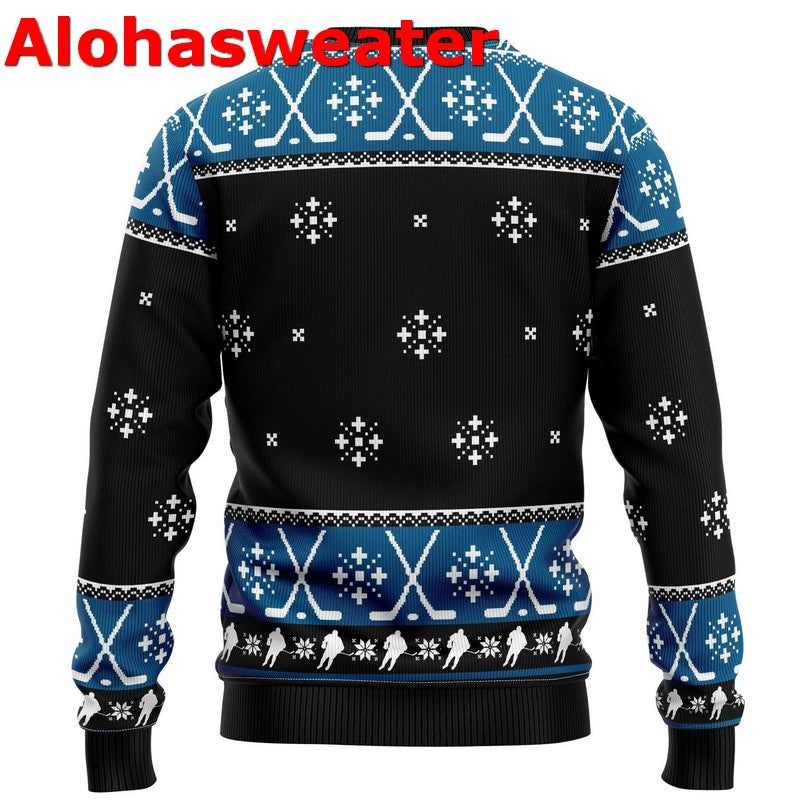 Happy hockeyday Christmas Sweater - Holiday Gift product image 2