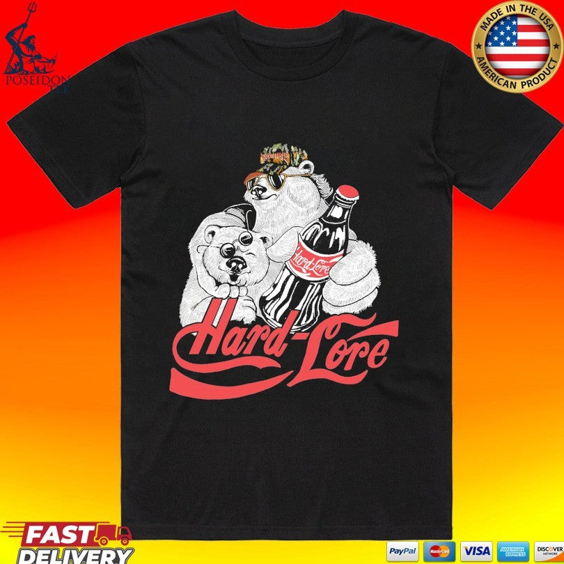 Hardlore Polar Bear - Adult & Kids T-Shirts, Sweatshirts & Hoodies apparel design preview 1
