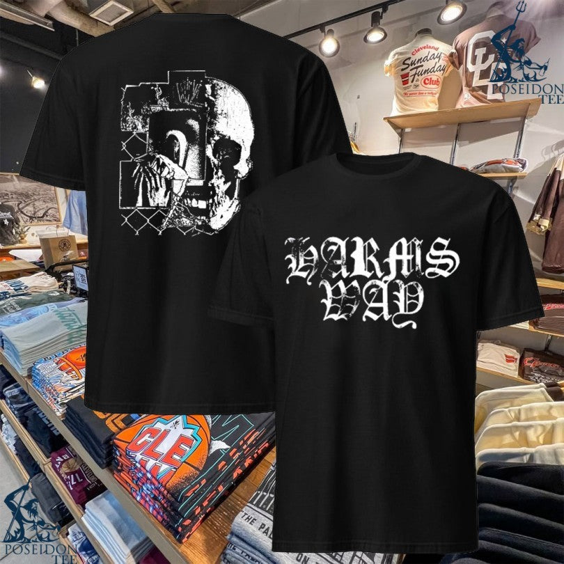 Harm's Way Chain Link Skull - Adult & Kids T-Shirts, Sweatshirts & Hoodies apparel design preview 1