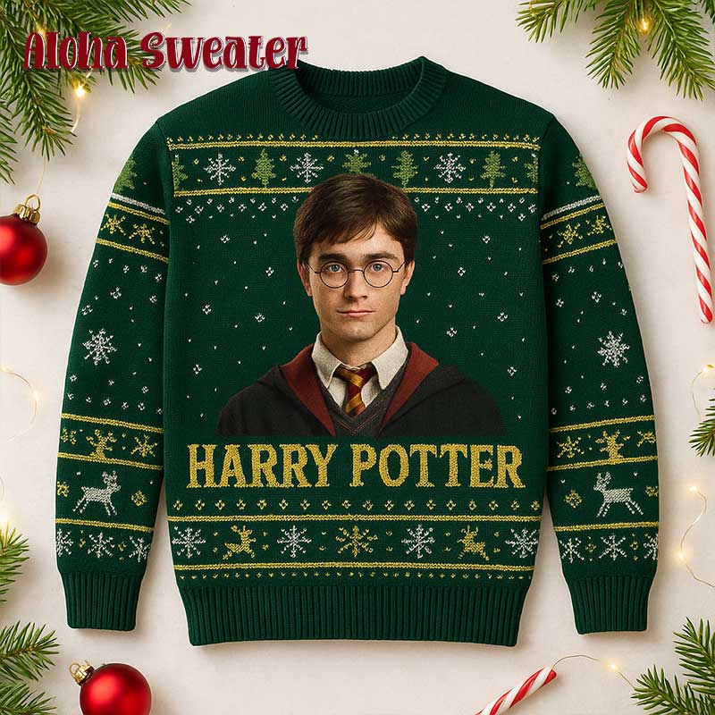 Hermione Granger Gryffindor Hary Potter Ugly Christmas Sweater - Holiday Gift product image 2