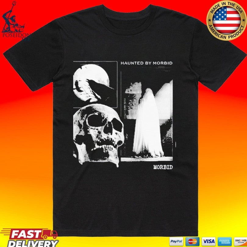 Haunted By Morbid Podcast - Adult & Kids T-Shirts, Sweatshirts & Hoodies apparel design preview 1