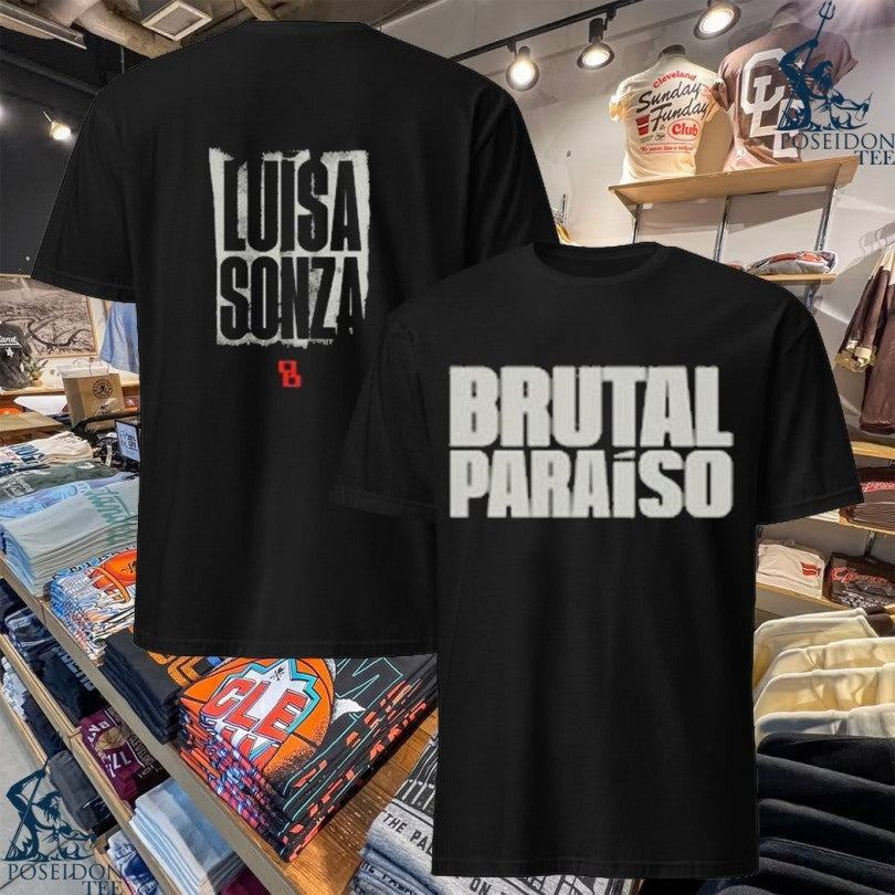 Heart Luísa Sonza Camiseta Preta Brutal Paraíso - Adult & Kids T-Shirts, Sweatshirts & Hoodies apparel design preview 1