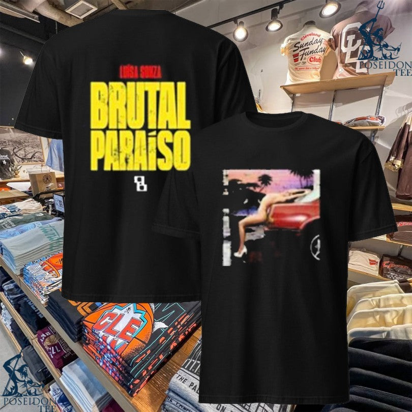 Heart Luisa Sonza Camiseta Preta Brutal Paraiso V - Adult & Kids T-Shirts, Sweatshirts & Hoodies apparel design preview 1