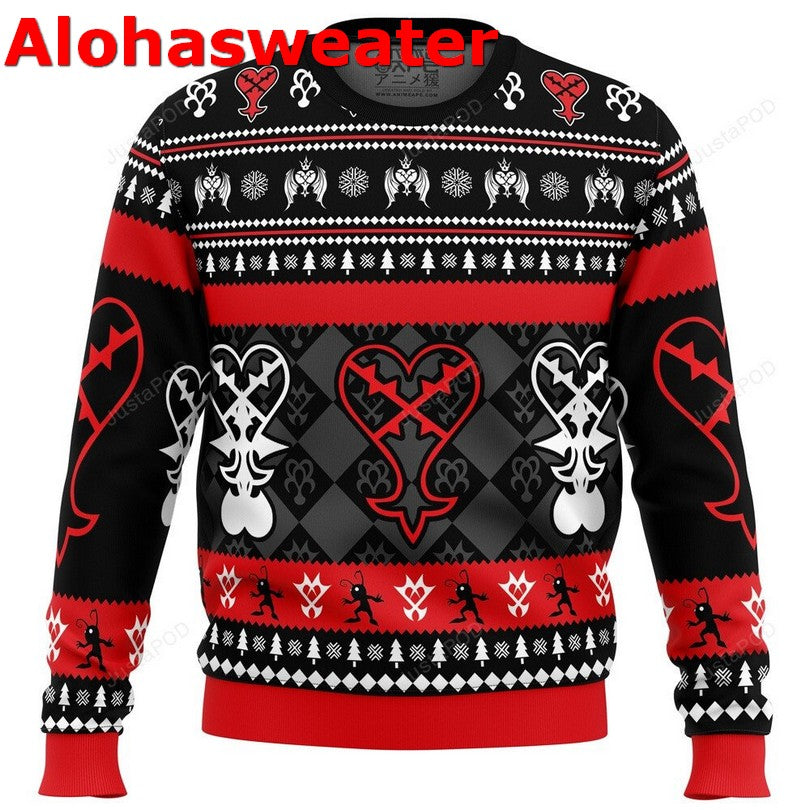Hearts Kingdom Hearts Ugly Christmas Sweater - Holiday Gift product image 3