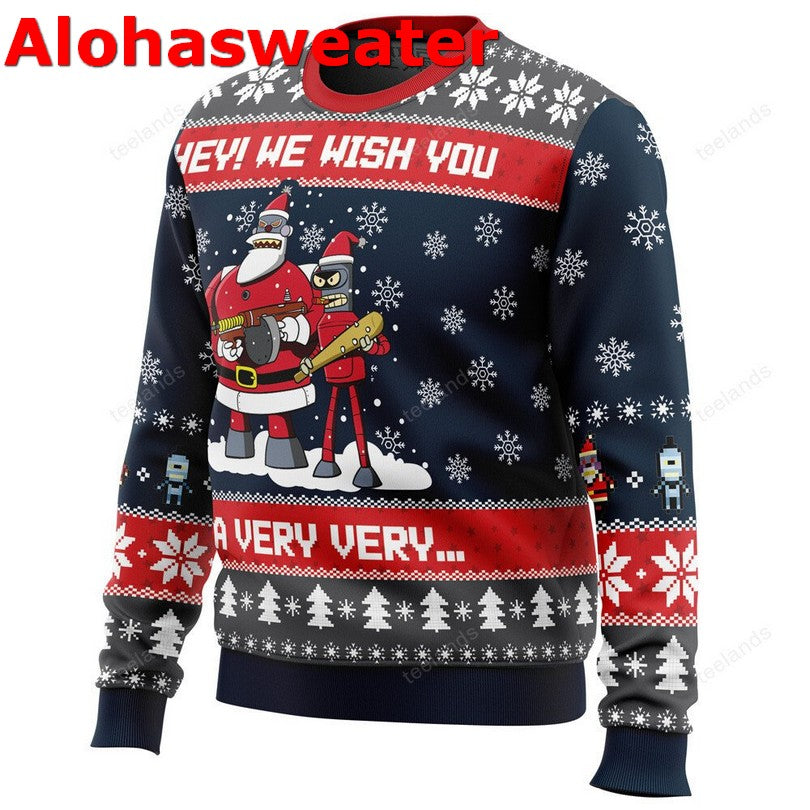Hey we wish you a very Christmas Sweater - Holiday Gift product image 2
