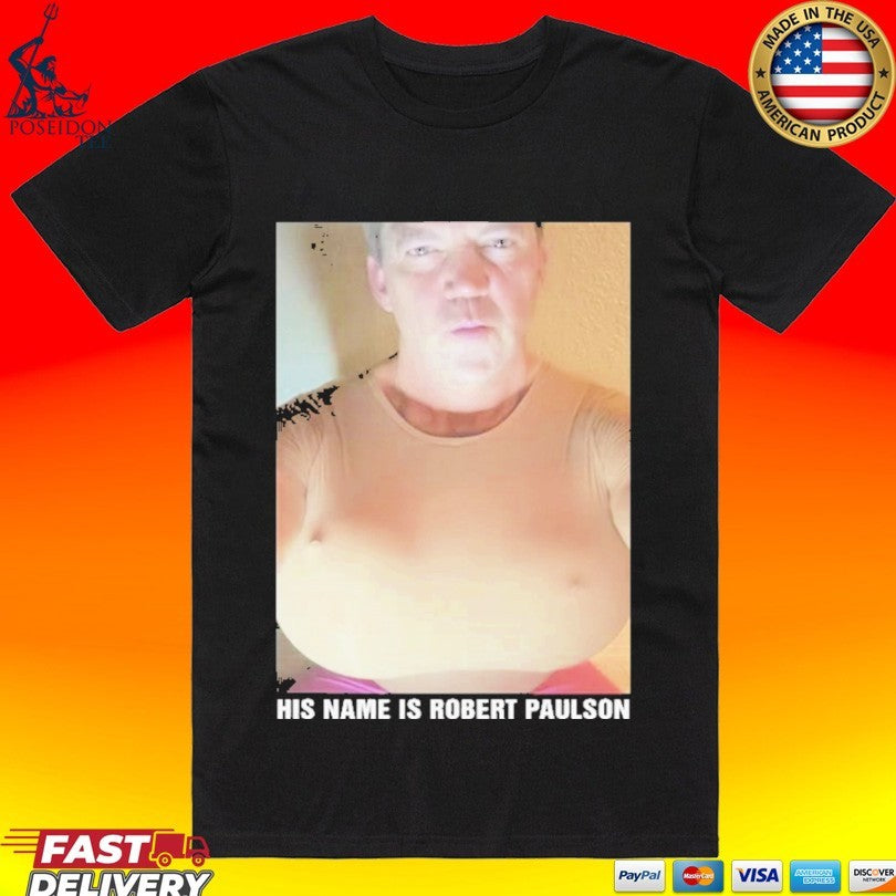 His Name Is Robert Paulson - Adult & Kids T-Shirts, Sweatshirts & Hoodies apparel design preview 1