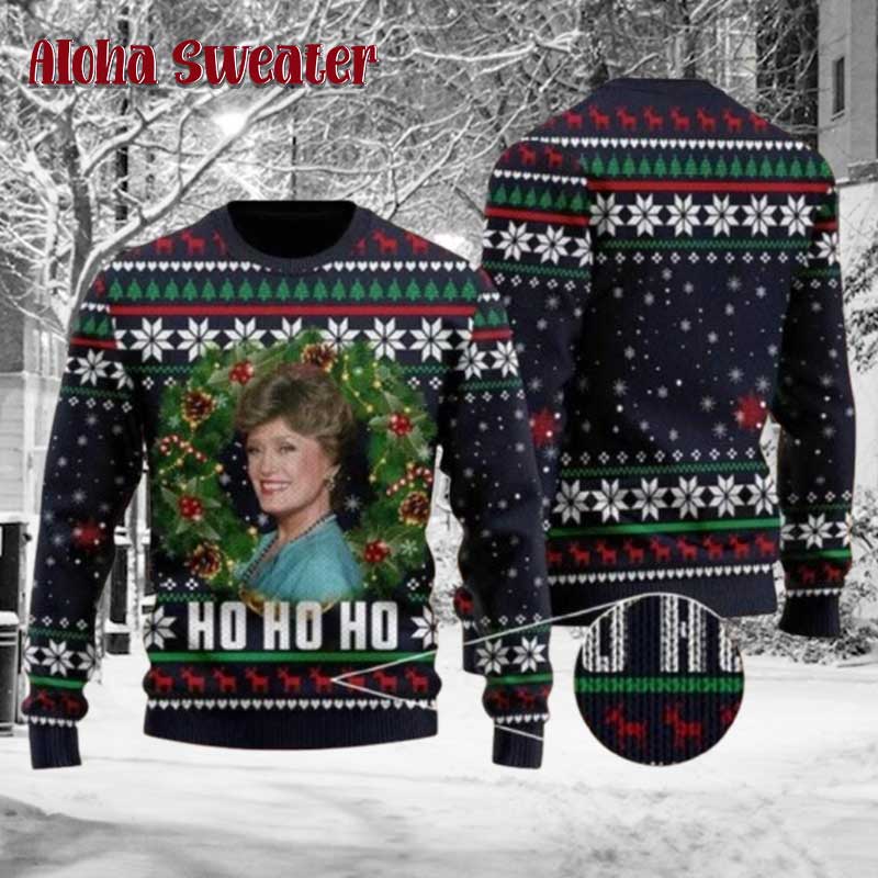 Golden Women And May All Your Golden Girls Ugly Christmas Sweater - Holiday Gift product image 2